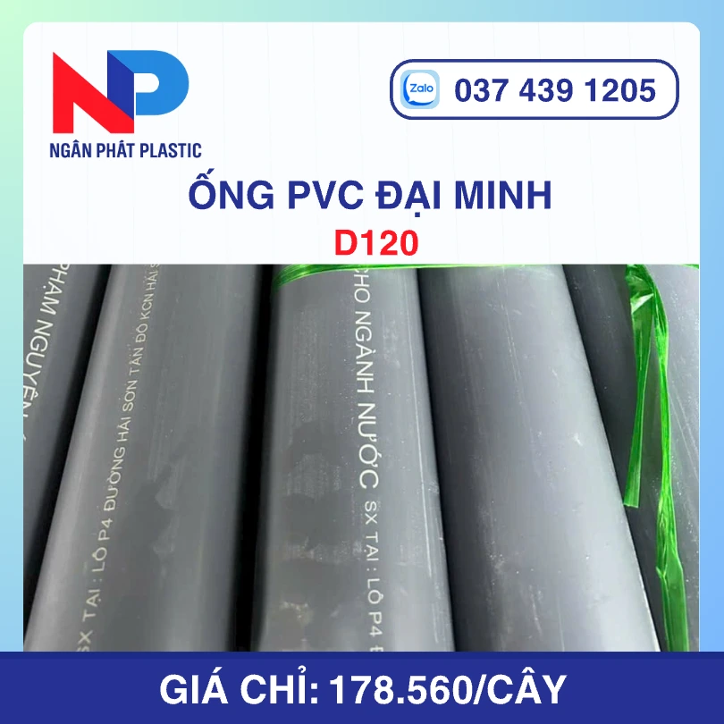 Ống Nhựa PVC 130 Đại Minh